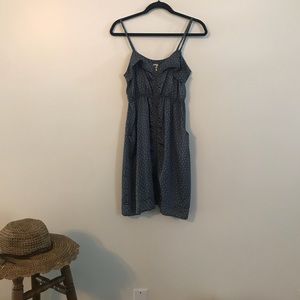 Front zipped dress WITH POCKETS!